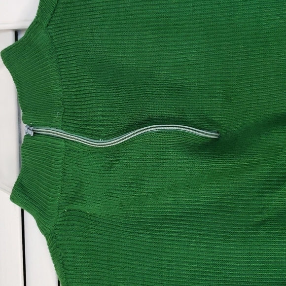 Vintage Woodward's Green Mock Neck Sweater, US S/M - Picture 7 of 12